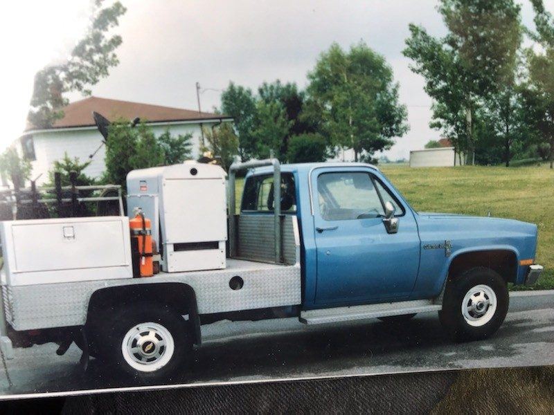 International Mobile Welding's service truck, 1986