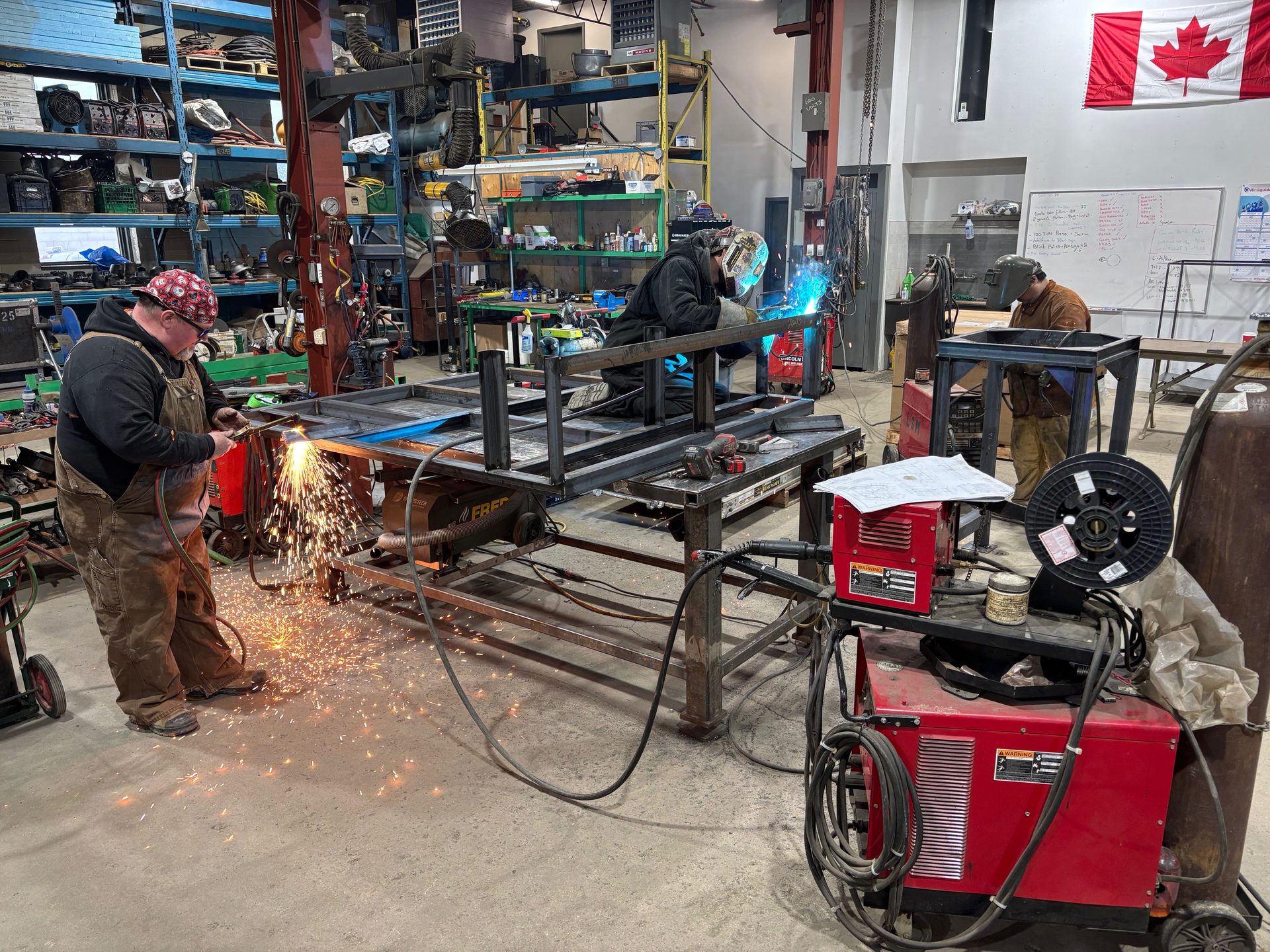 Fabrication shop floor